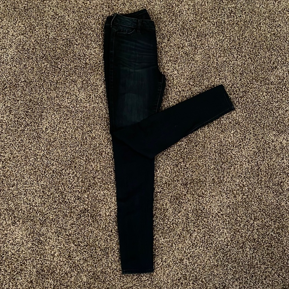 Dark blue washed jeans